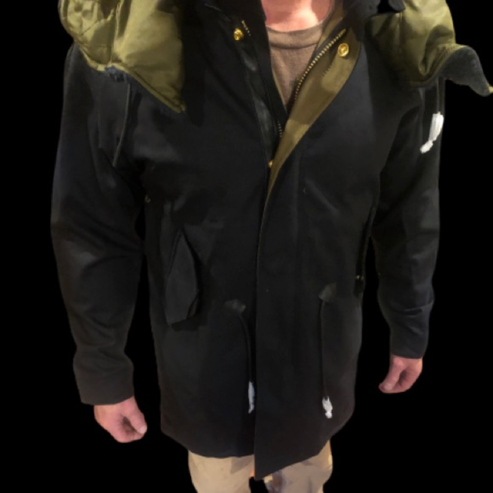 Brand New Men’s Coach Parka with Removable Hood